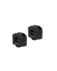 SW-Motech Lenkererhöhung für Ø 22 mm Lenker H=20 mm Schwarz Satz