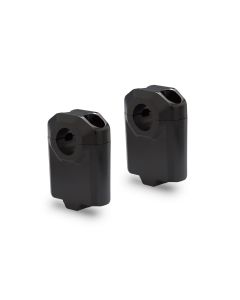 SW-Motech Lenkererhöhung für Ø 22 mm Lenker H=50 mm Schwarz Satz