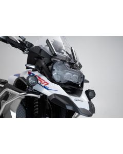 SW-Motech Scheinwerferschutz Halterung mit Blende R1200GS(12-),R1250GS(18-) St.