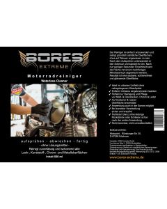 Bores-Extreme - wasserloser- Highend Motorrad Reiniger - Biologisch abbaubar - 500ml (39,96€/L)