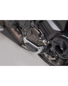 SW-Motech Motorgehäusedeckel-Schutz Schwarz/Silbern Yamaha MT-10(16-) St.