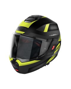 Nolan Klapphelm N120-1 SUBWAY N-COM 023 Gr: S Schwarz Gelb ECE 22.06