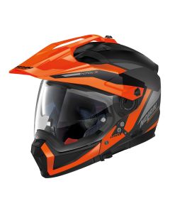 Nolan Crossoverhelm N70-2 X 06 STUNNER N-C 052 Gr: M Matt Schwarz Orange ECE 22.06