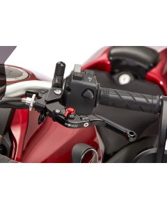 PROTECH Bremshebel Sport schwarz, Versteller rot ABE passt für DUCATI Scrambler