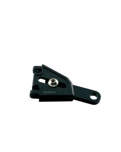 HIGHSIDER CNC Alu Lampenhalter Set EXTEND für Ø 35-37 mm, längenverstellbar, schwarz (Set)