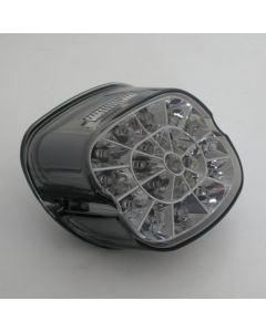 SHIN YO LED-Rücklicht, getöntes Glas und Chromreflektor, viele HD-Modelle 1973-1998 (Stück)