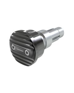 HIGHSIDER Lenkergewichte WAVE, schwarz mit Einleger schwarz (Paar)