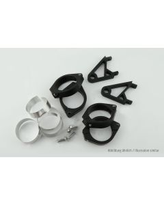 HIGHSIDER Lampenhalter Set XS für 49-54 mm Ø, schwarz (Set)