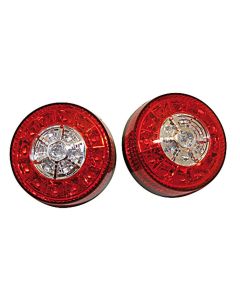 SHIN YO LED Rücklicht/Blinker Einheit für ATV, schwarz (Paar)