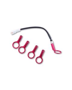 KOSO Temperaturfühler für 14mm Zündkerze, 250 Grad, weisser Stecker (Stück)