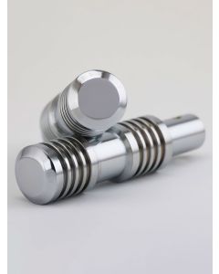 FALCON Round Style Soziusfußrasten silber passt für HONDA VF750C(93-00)/VT600 C 